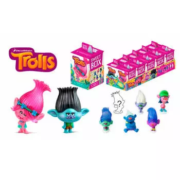 Мармелад жевательный тролли 10г Sweet Box с игрушкой