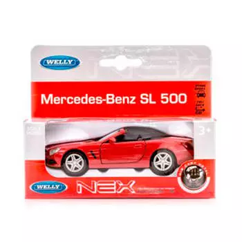 Машина 1:34-39 велли мерседес бенз sl500