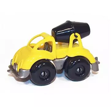 Машина бетономешалка кнопа вжух на стройке 10см 86216