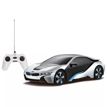 Машина Rastar BMW I8 1:24 белый р/у 48400