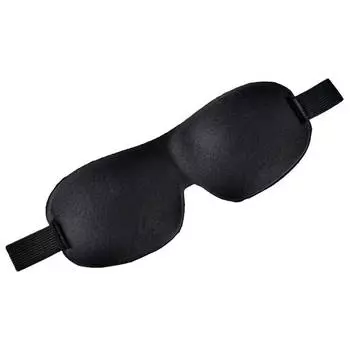 Маска для сна и путешествий 3д черный