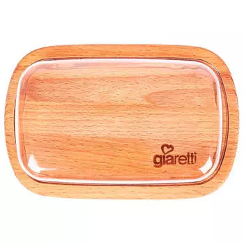 Масленка 18*9,5*6,5см Giaretti Natura дерево gr1047нат