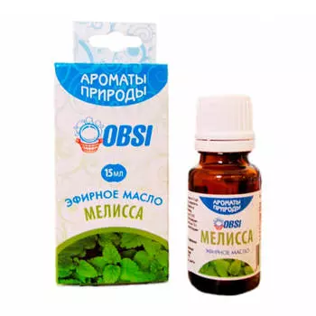 Масло эфирное OBSI 15мл мелисса бм070