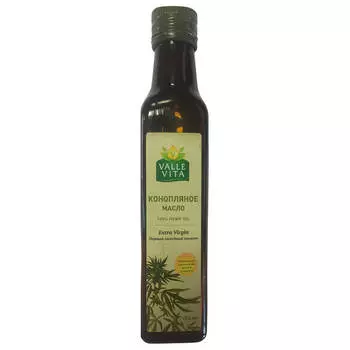 Масло конопляное 0,250мл 100% нерафинированное