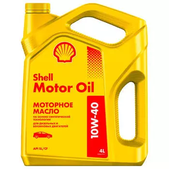 Масло моторное 4 л Shell motor oil 10w-40