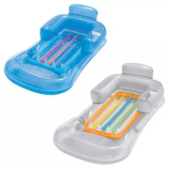 Матрас для плавания Bestway 157*89см краски лета со спинкой 43028 102713