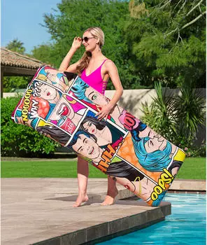 Матрас для плавания BestWay поп-арт 183*71см 4730426 44059