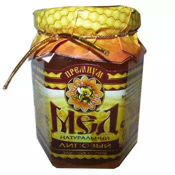 Мед натуральный пчела Маня Премиум липовый 250г