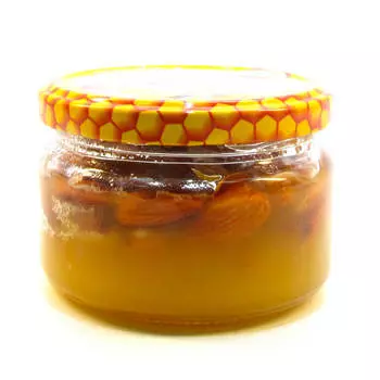 Мед пчела Маня с миндалем 200г