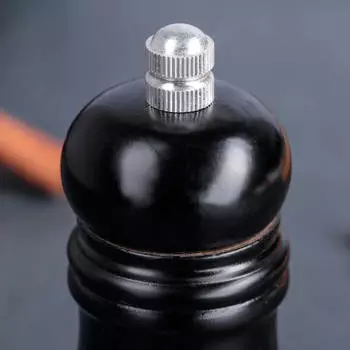 Мельница для соли и перца 15,5см черное дерево металлический механизм 3931873