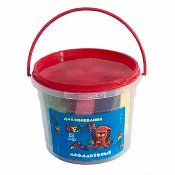 Мелки цветные 13шт Квартет ведро м13ц