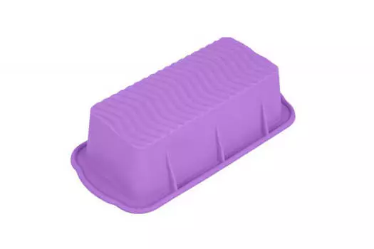 Форма для выпечки 27*12,5*7,5см Bradex сиреневая силиконовая tk 0426