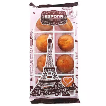 Мини-кексы 250г с вишневой начинкой Мон Шарме