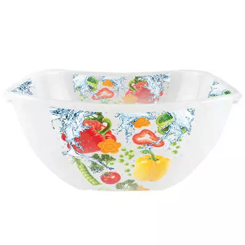 Миска 3л с декором бытпласт 4312274