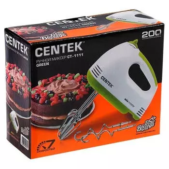 Миксер Centek CT-1111 170 вт салатовый