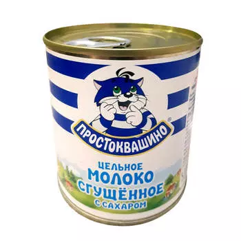 Молоко сгущенное цельное Простоквашино с сахаром 400г 8,5%
