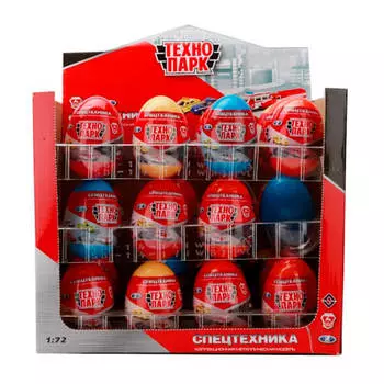 Мотоцикл Технопарк металл 7см в яйце