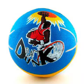 Мяч баскетбольный шензен №5 слам дункл т24446