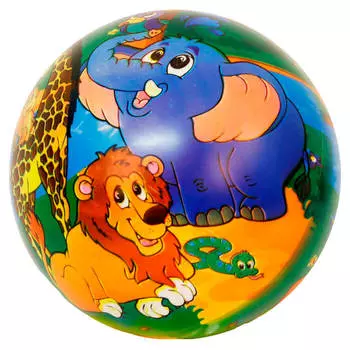 Мяч детский 24см веселые зверята в/п it101000