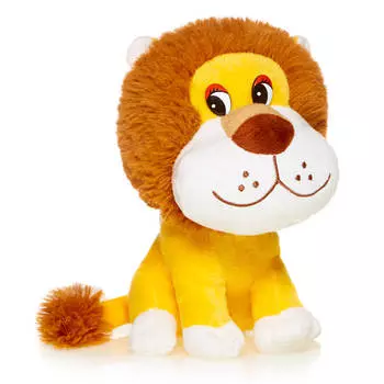 Мягкая игрушка львенок леон 19см озвученный