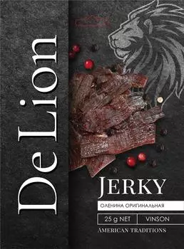 Мясо сушеное де лион 25 г оленина оригинальная