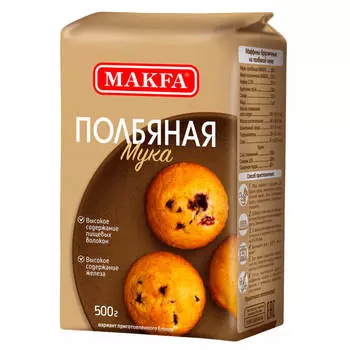 Мука макфа 500 г полбяная