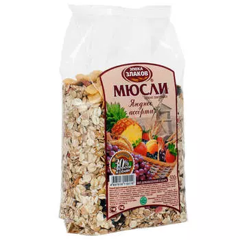 Мюсли Эпоха Злаков 500г ягодное ассорти люкс версия