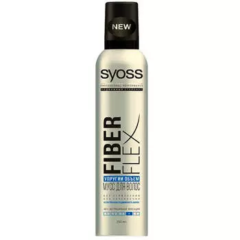 Мусс для укладки волос Syoss 250мл файберфлекс экстрасильная фиксация