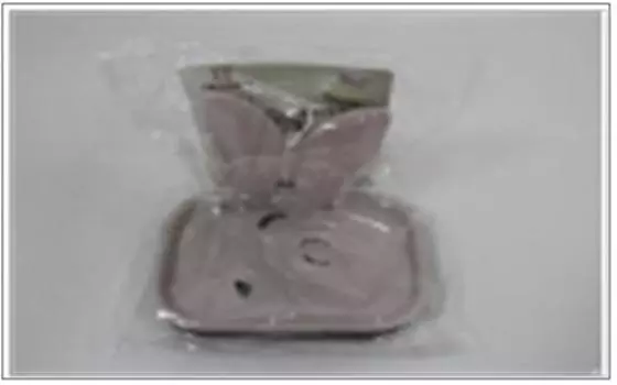 Мыльница 12,5*8см Absolut Home открытая присоска розовая 5004-1