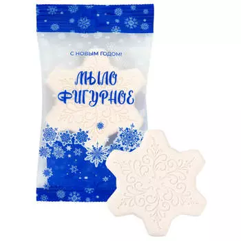 Мыло экстра 60 г снежика синее