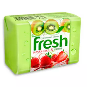 Мыло Fresh 4*75г клубника и киви