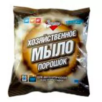 Мыло хозяйственное 300г Золушка для автоматической и ручной стирки