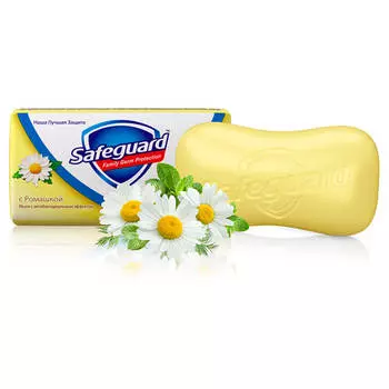 Мыло Safeguard 90г ромашка с антибактериальным эффектом