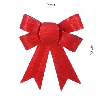 Набор бантов Европа 4 шт 9 x10 см золотой пвх/терилен ywh20113787