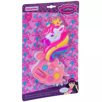 Набор детской косметики Bondibon ева мода косметичка-единорог вв4764