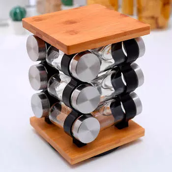 Набор для специй Эко 12пр 15, 5*15, 5*21, 5см 5078974