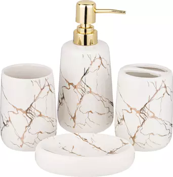 Набор для ванной комнаты 4 пр лефард фантазия 755-235