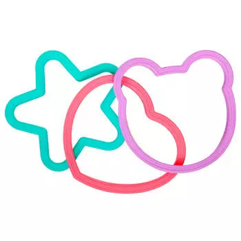 Набор для выпечки яиц и блинчиков 3шт Marmiton силикон 16059