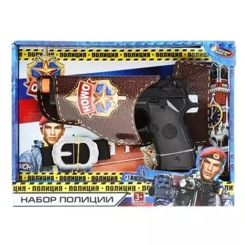 Набор игровой Играем вместе полиция 27,5*20*3,7см звук 295544