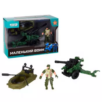 Набор игровой компания друзей маленький воин с солдатиками служба спасения №2 25*17.5 см jb0208746