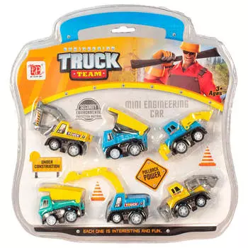 Набор игровой Shantou Yisheng строительная техника dyb168-314