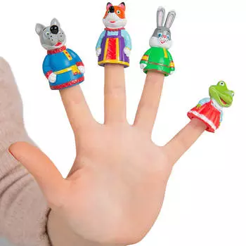 Набор игровой театр пальчиковый теремок