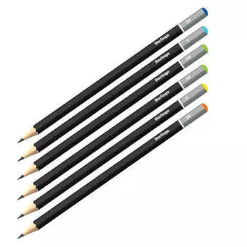 Набор карандашей чернографитных берлинго 6 шт 2 h-2 b 231869