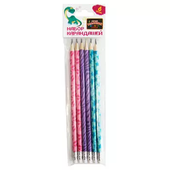 Набор карандашей чернографитных Европа Классный выбор 6шт