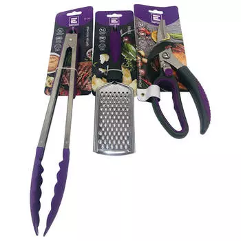 Набор кухонных аксессуаров 3пр Европа фиолетовые