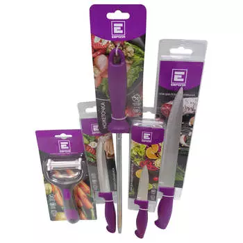 Набор кухонных аксессуаров 5пр Европа фиолетовые