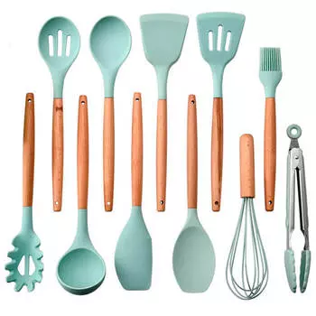 Набор кухонный 11пр голубой