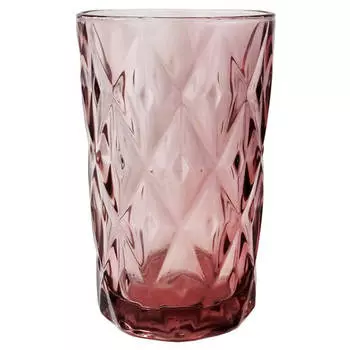 Набор кувшин+стакан 240 мл 6 шт Unigood розовый стекло