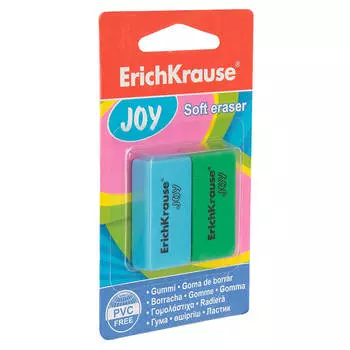 Набор ластиков Erich Krause джой 2шт 27233