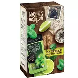 Набор ле пети марселье для мужчин гель для душа 250 мл мята и лайм 3 в1